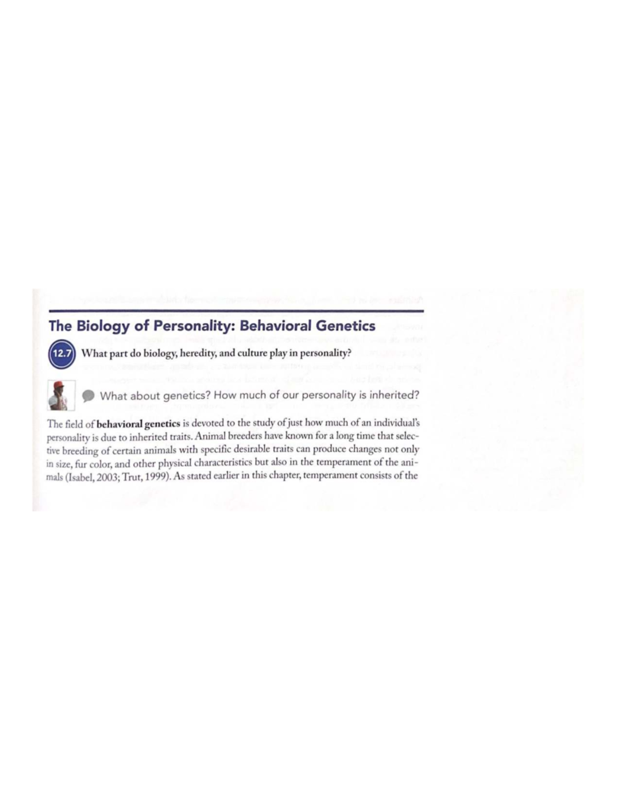 Behavioral Genetics and Personality: Insights for PSY 12.7 Exam - Studocu