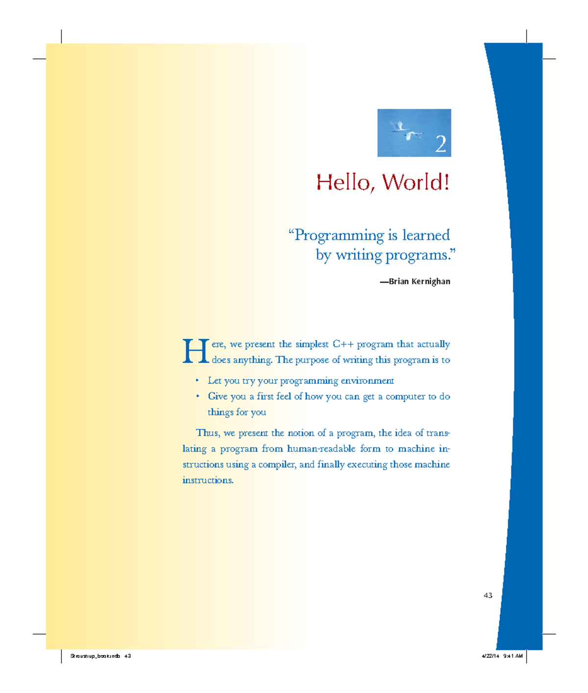 Chapter 2: Hello, World! - Programming Principles & Practice (C++ ...