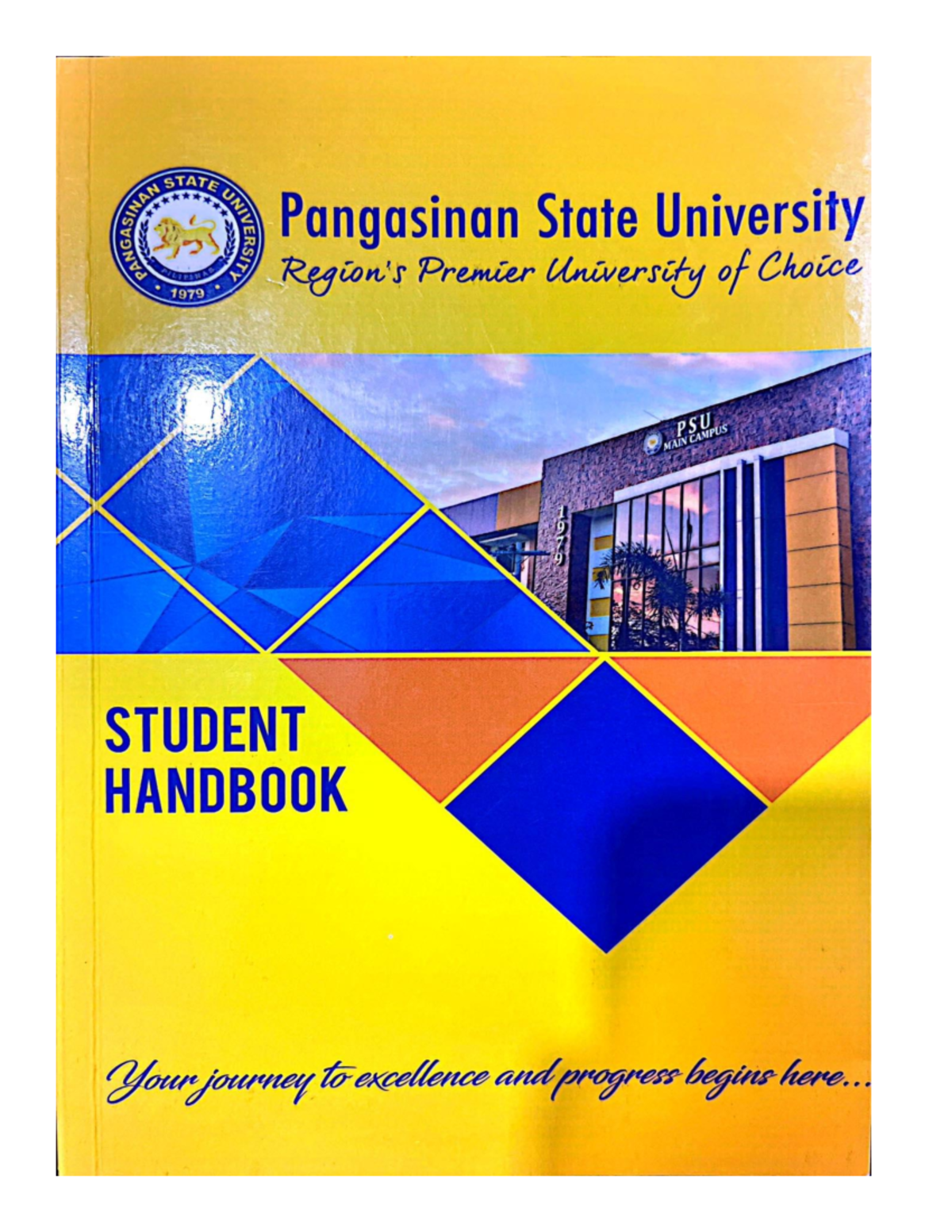 PSU Student Handbook: Your Guide to Excellence and Progress - Studocu