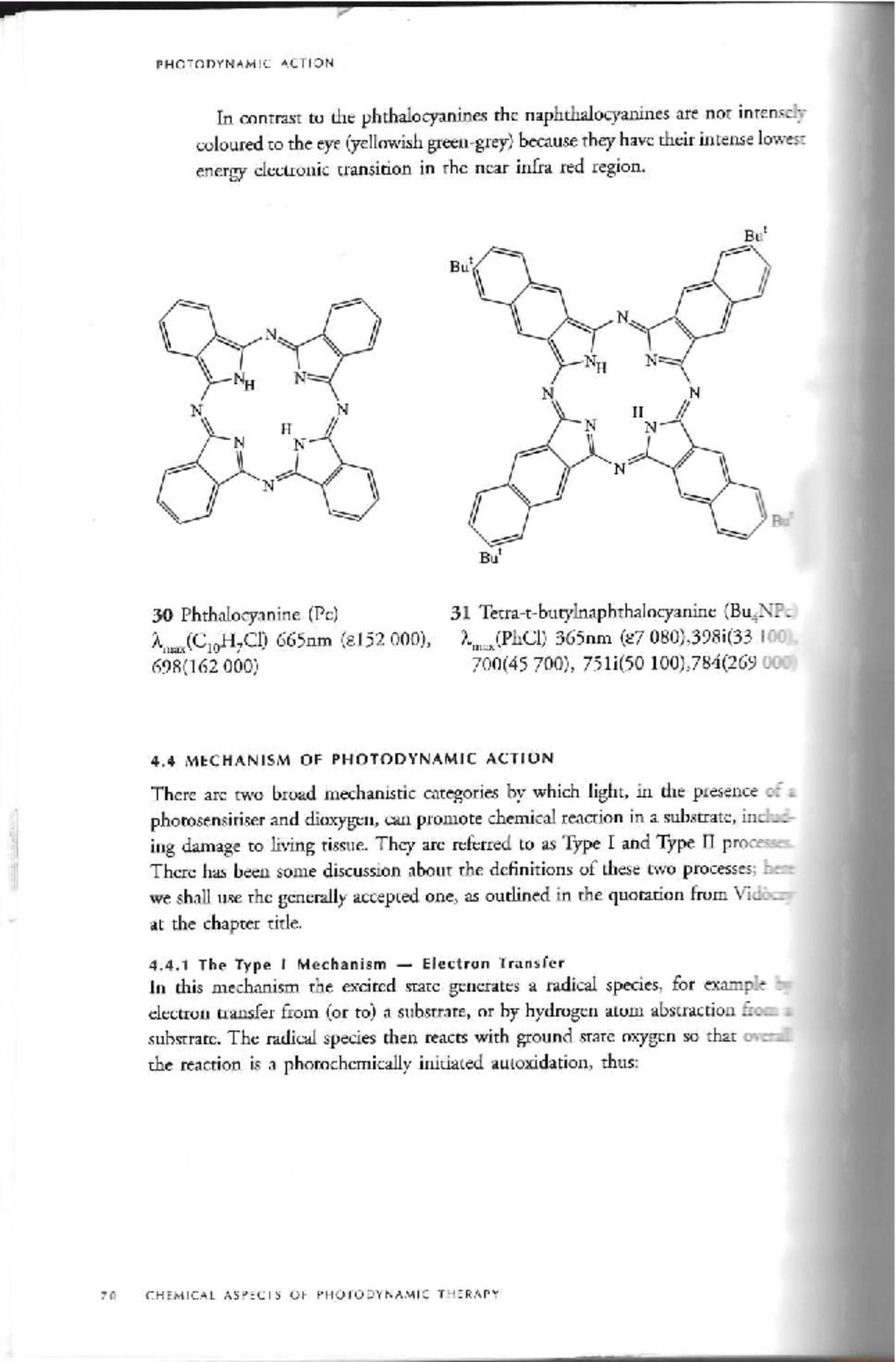 PHOTODYNAMIC ACTION MECHANISMS: TYPE I & II PROCESSES - Studocu