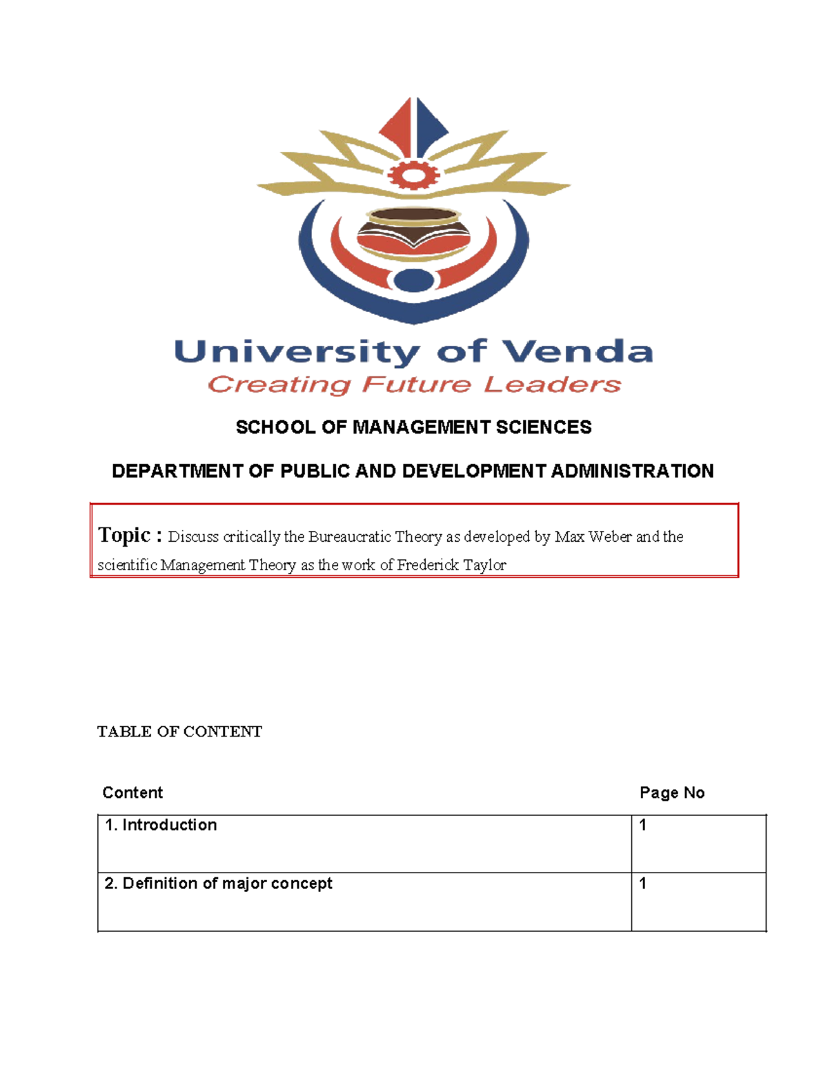 Bureaucracy and Scientific Management Theories: A Critical Analysis ...