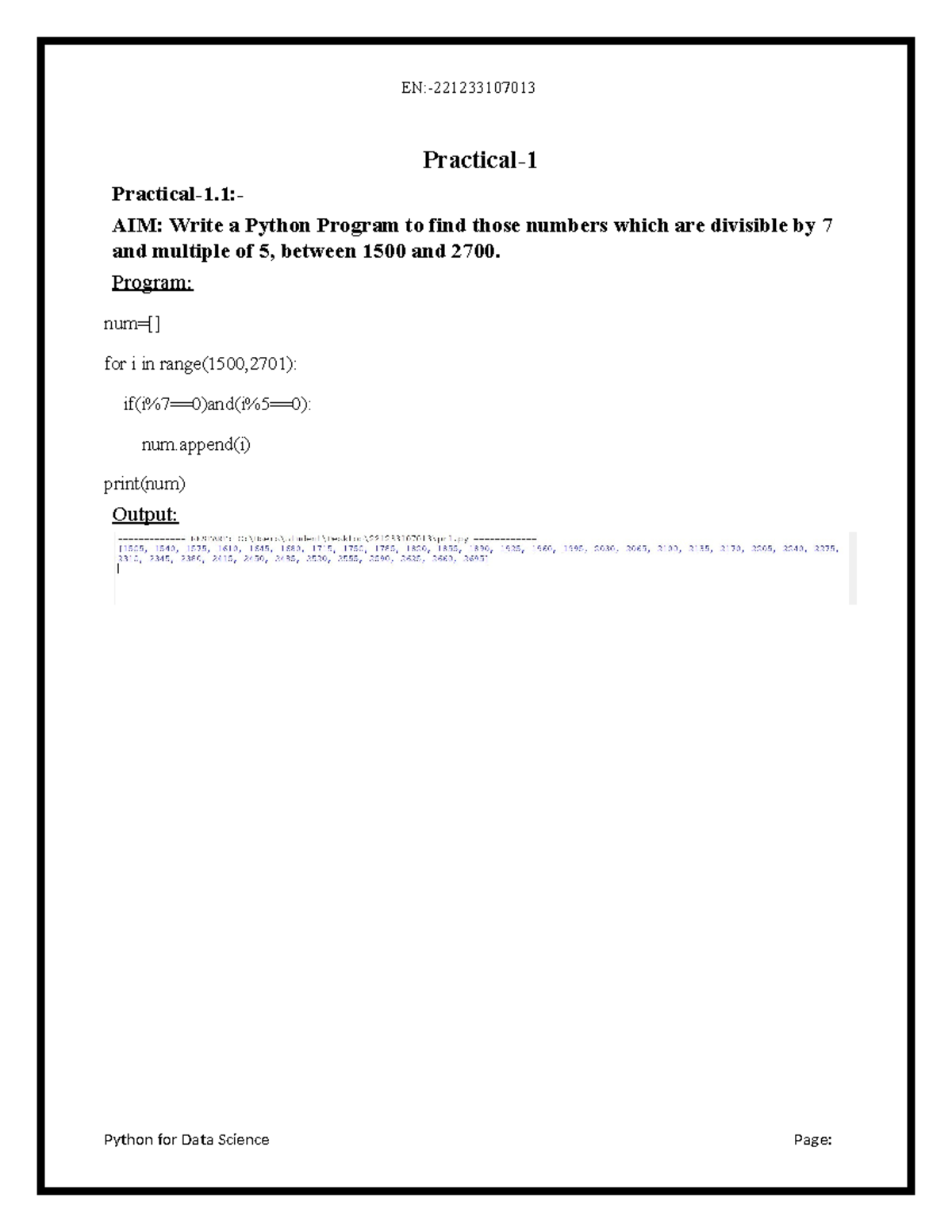 Pr1 - Practical Python Programs on Divisibility, Patterns, and More ...