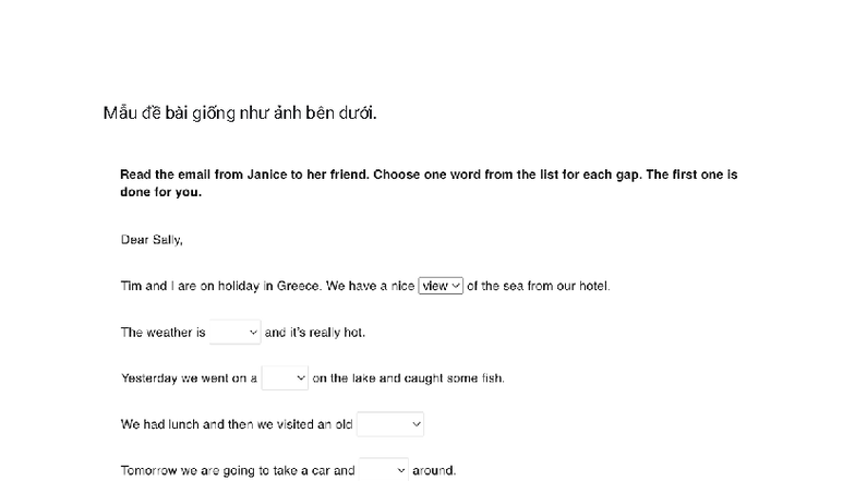 Reading PART 1 - Vocabulary Gap Fill Exercises - Studocu