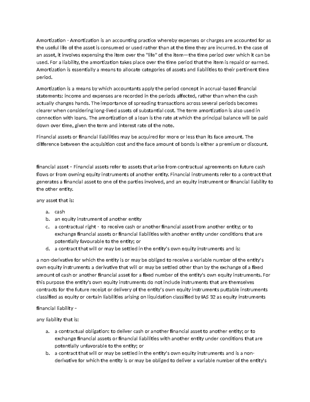 Amortization Concepts and Methods: A Comprehensive Overview - Studocu