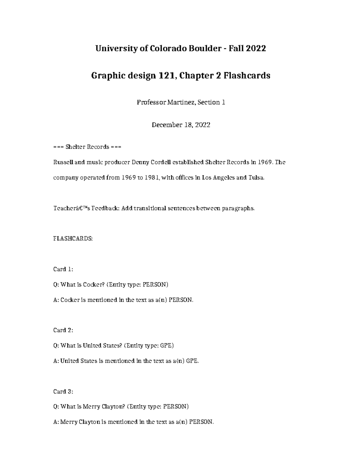Graphic Design 121: Chapter 2 Flashcards - Fall 2022 - Studocu