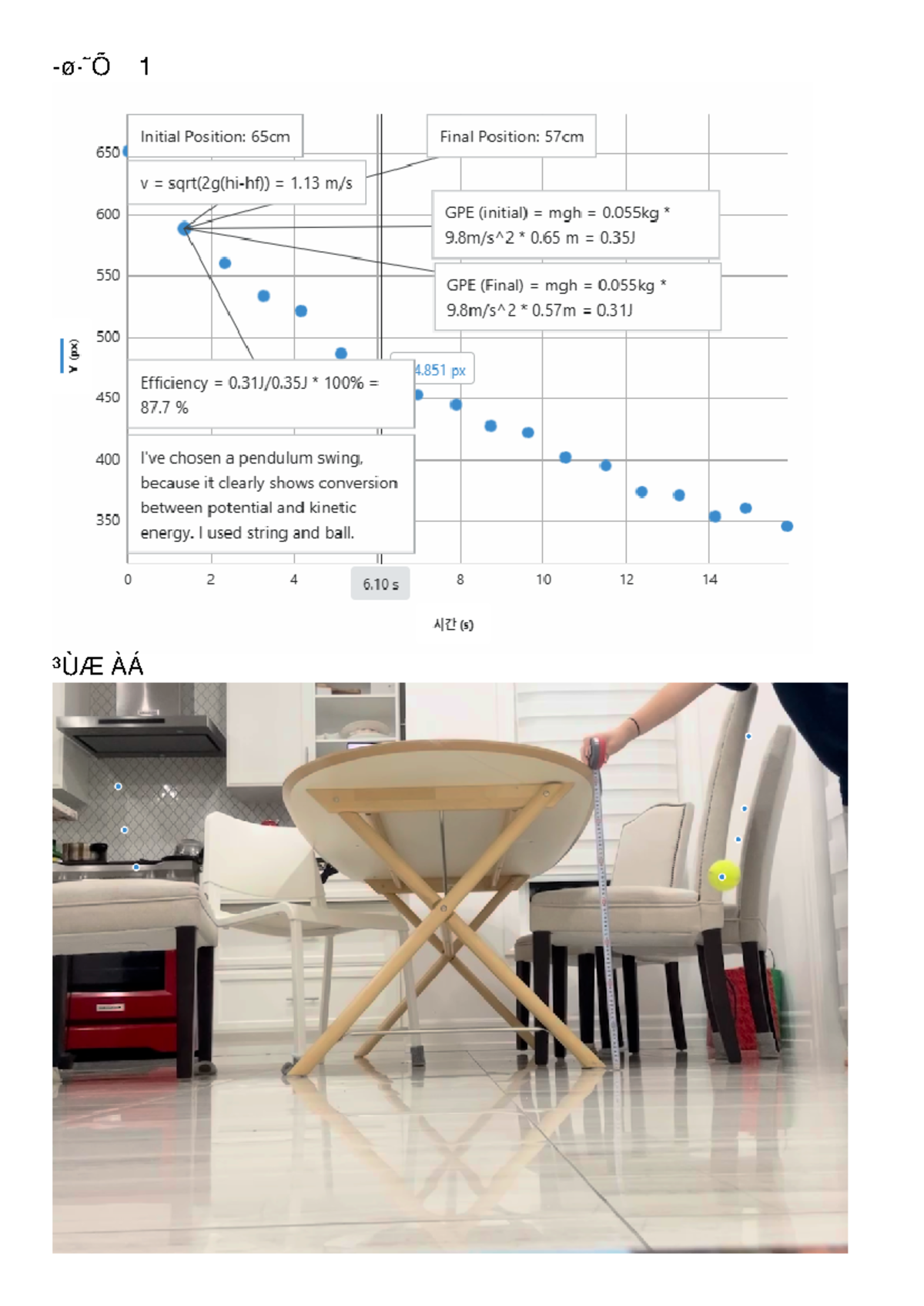Pdf-export - fadsf - Physics 262 - 1 Initial Position: 65cm Final ...