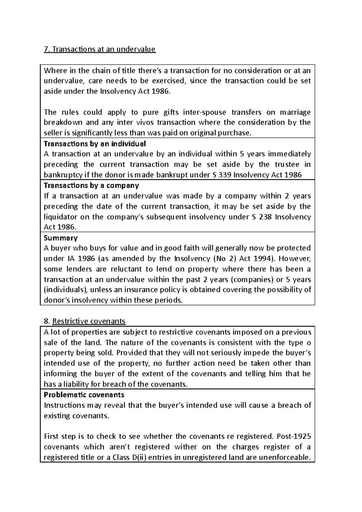 Issues that could arise from an investigation of title - PART 2 ...