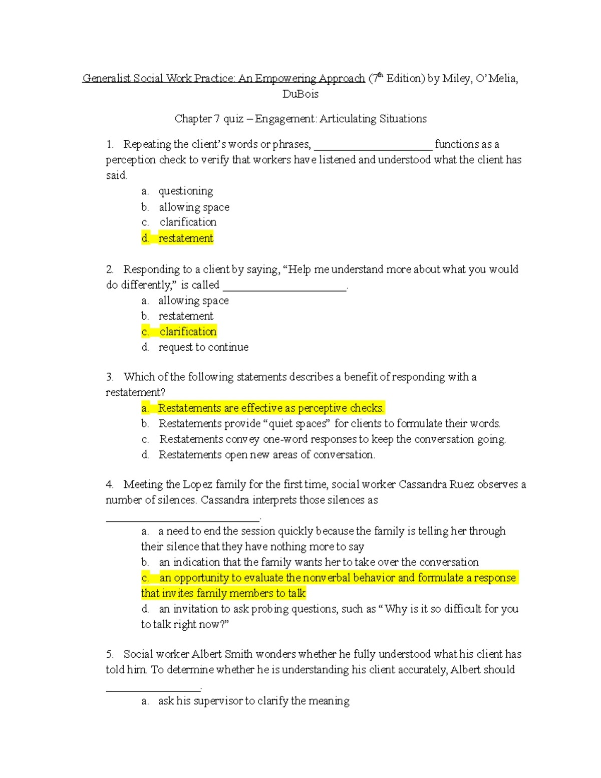 Reading Notes 2 - Chapter 7 Reading Notes Engagement: Articulating ...