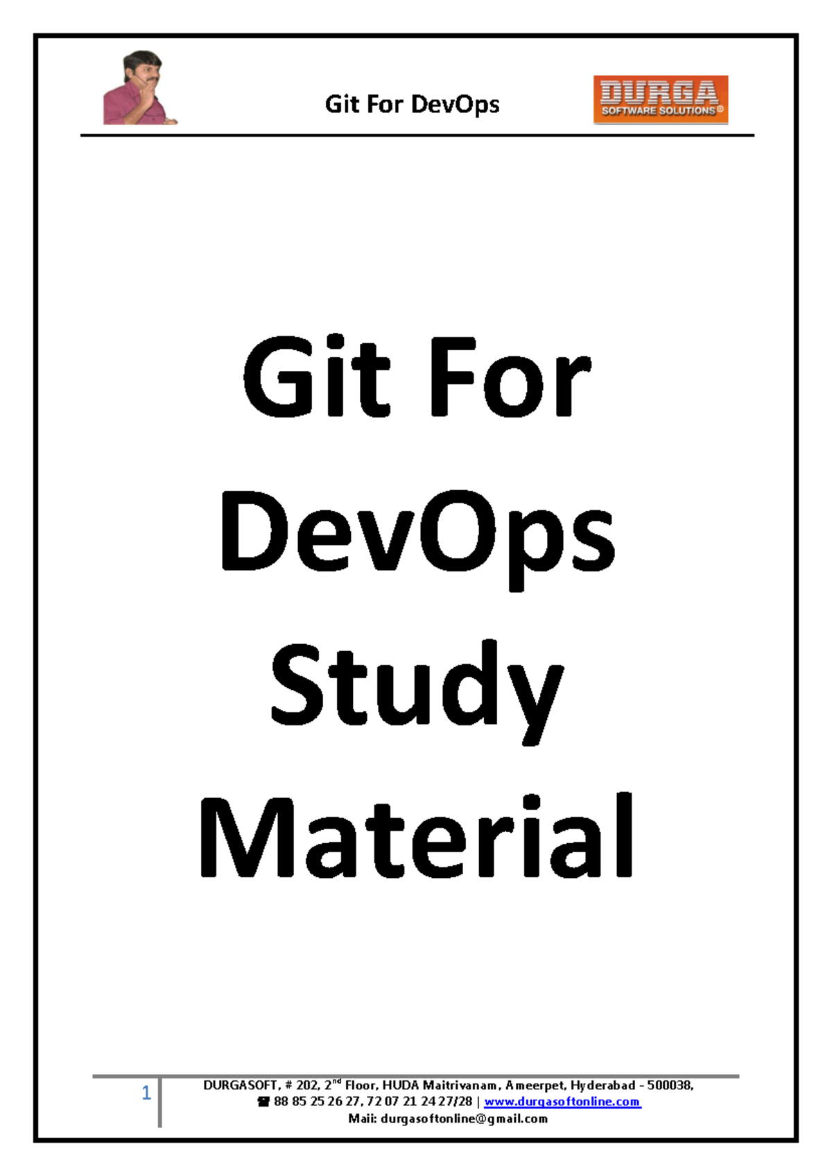 GIT-DevOps Study Material: Comprehensive Guide & Features - Studocu