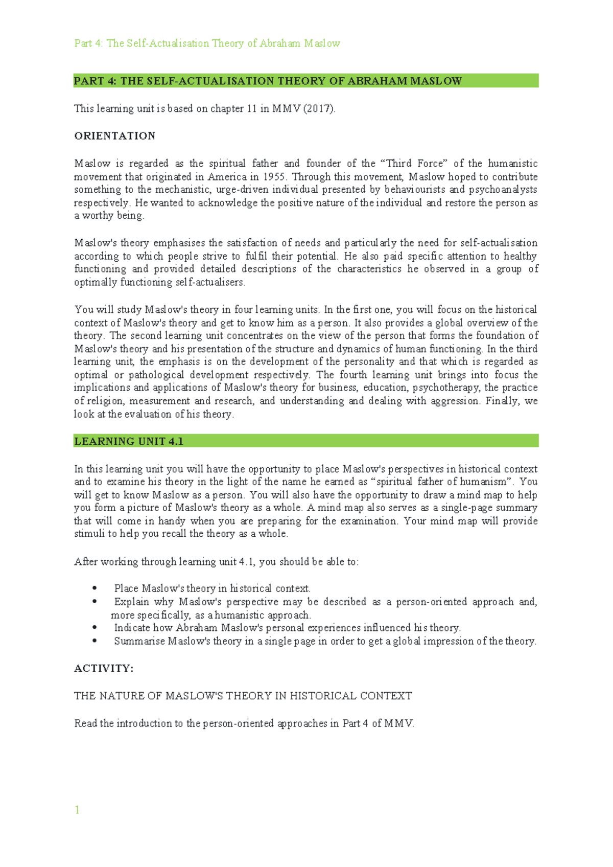 Final Exam Study Guide for Psychology 101: Key Concepts and Theories ...