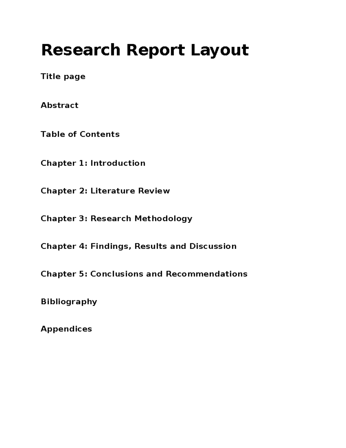 Research Report Structure Guidelines: Layout and Formatting Tips - Studocu
