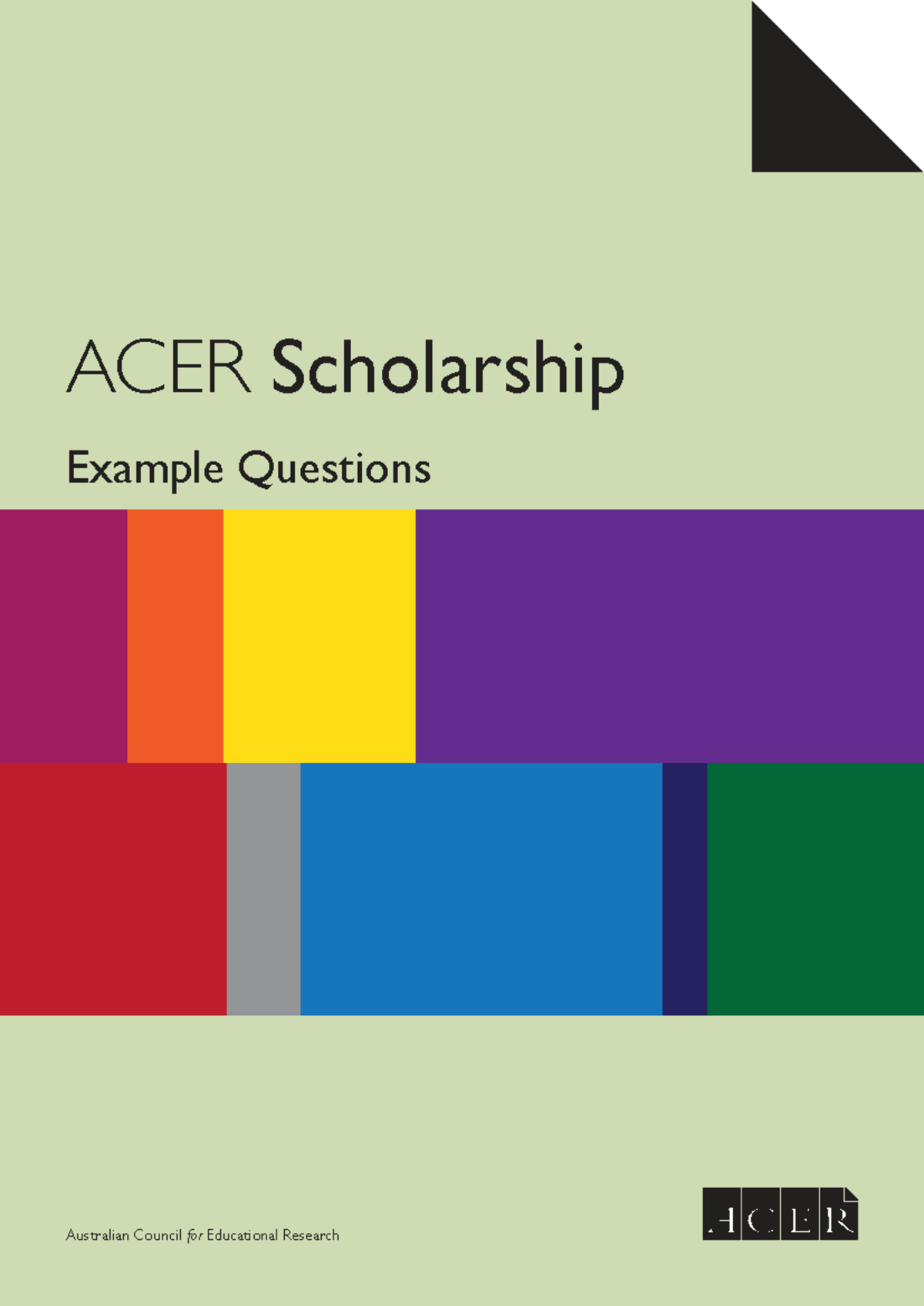 ACER Scholarship Test Practice Questions and Examples - Studocu