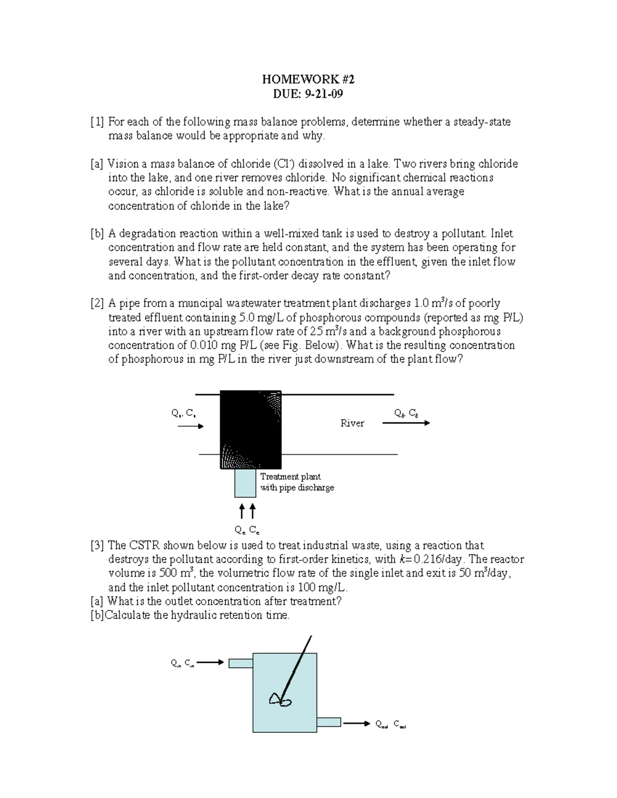 434HW5 09 - homework - Physicochemical Processes in Environmental ...