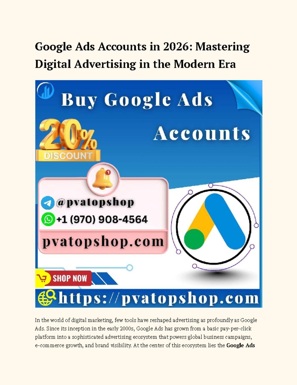 Best 5 Ways to Purchase Google Ads Accounts in 2026: A Modern Guide ...