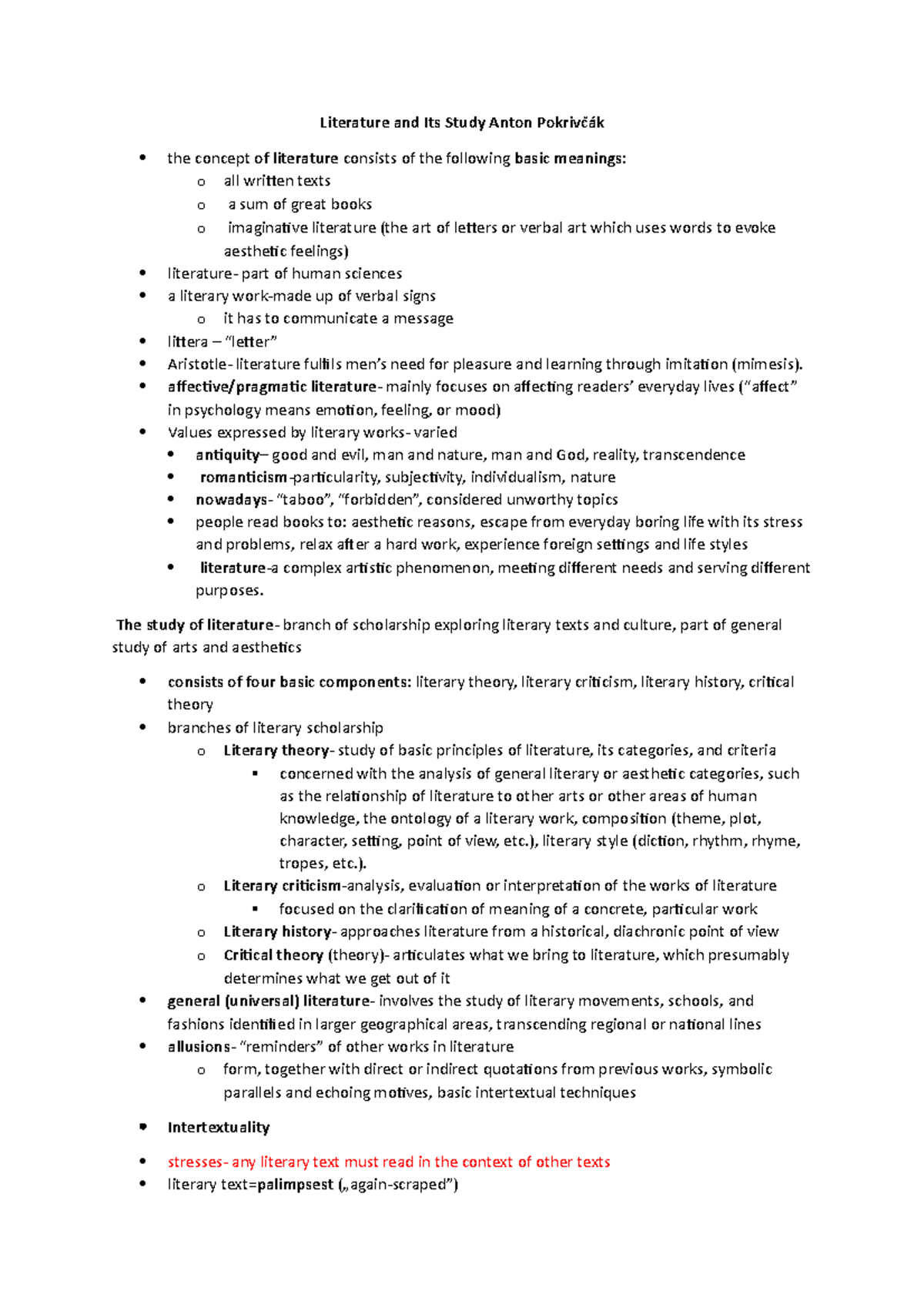 Understanding literature : [introduction to literary study ...