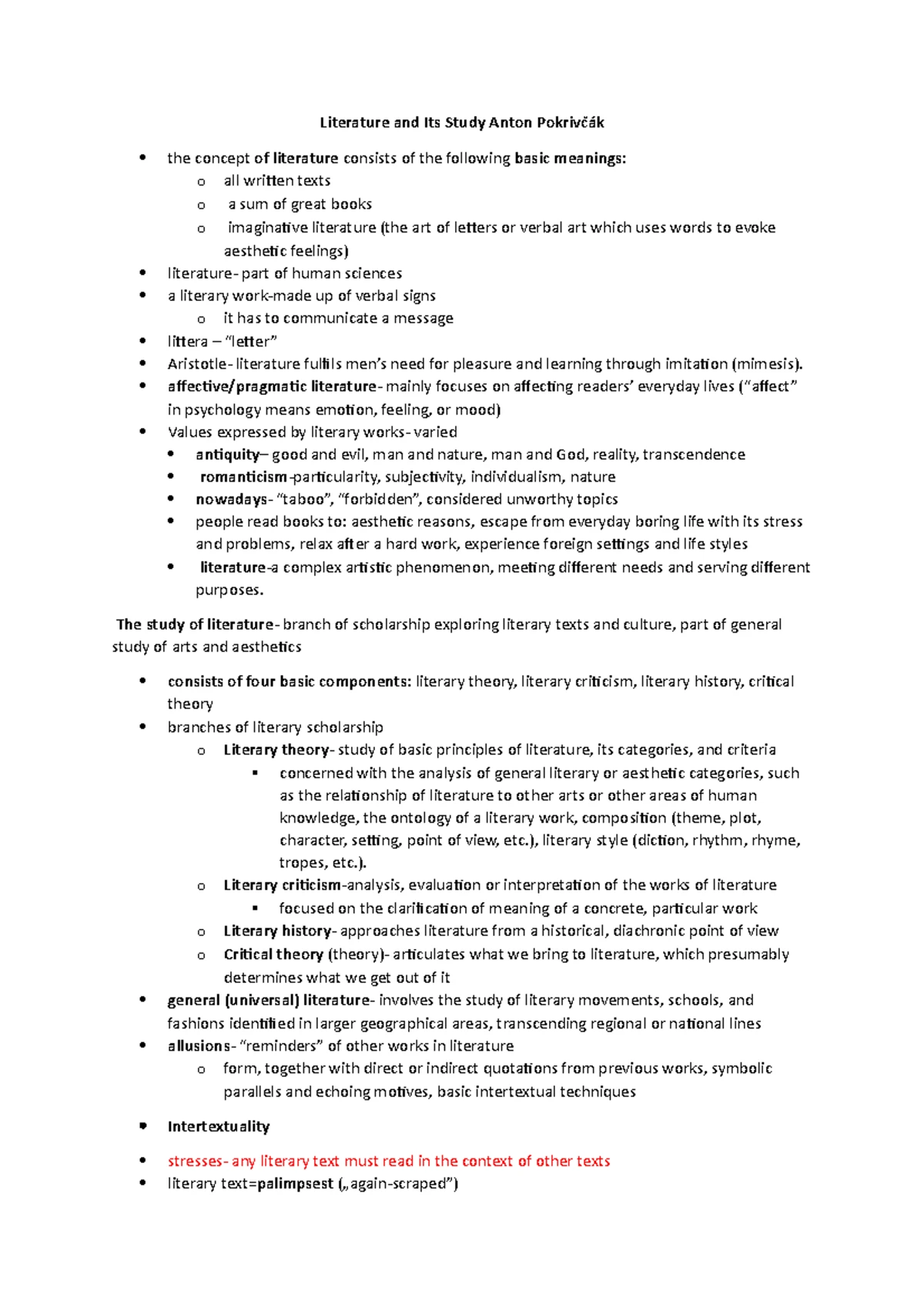 Understanding literature : [introduction to literary study ...