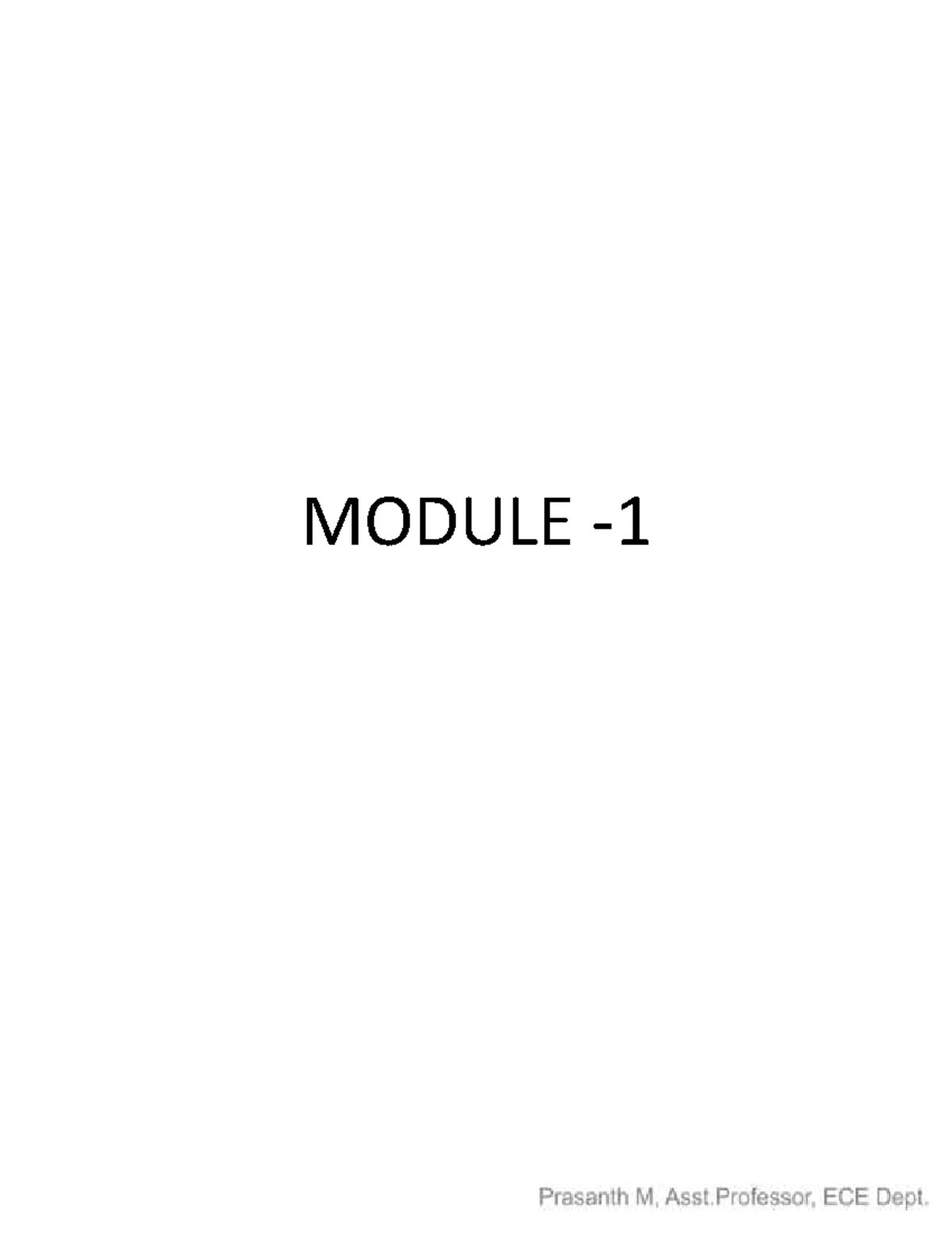 M1-PDC - Process Control and Operations Notes - Studocu