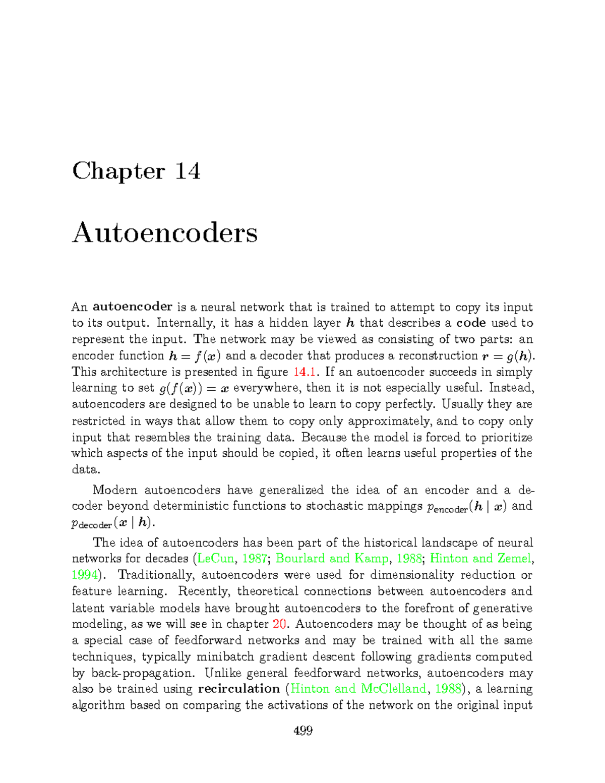 Chapter 14: Autoencoders - Understanding Neural Network Architectures ...