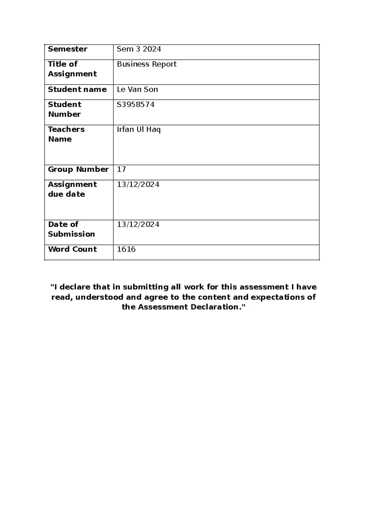 Work Allocation Table and Content development guidelines - Work ...