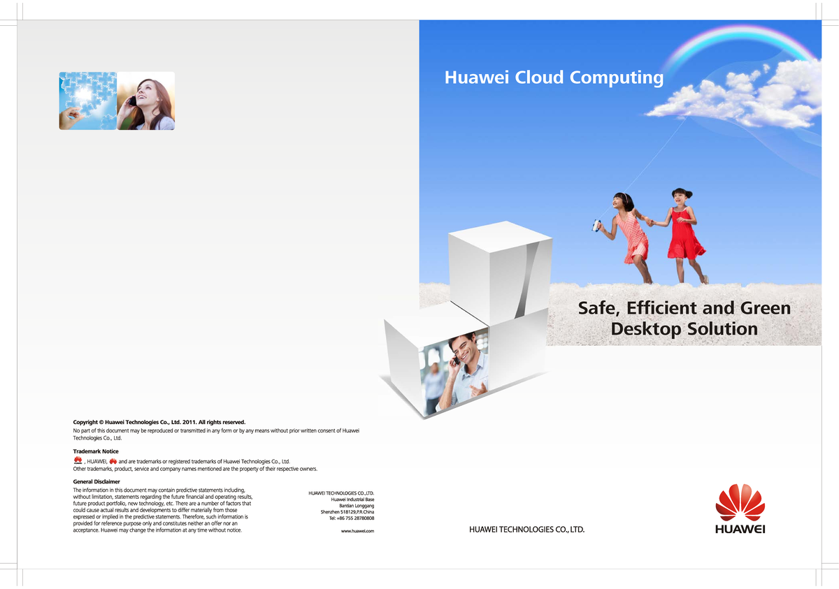 Huawei Cloud Computing: Safe, Efficient & Green Desktop Solutions ...