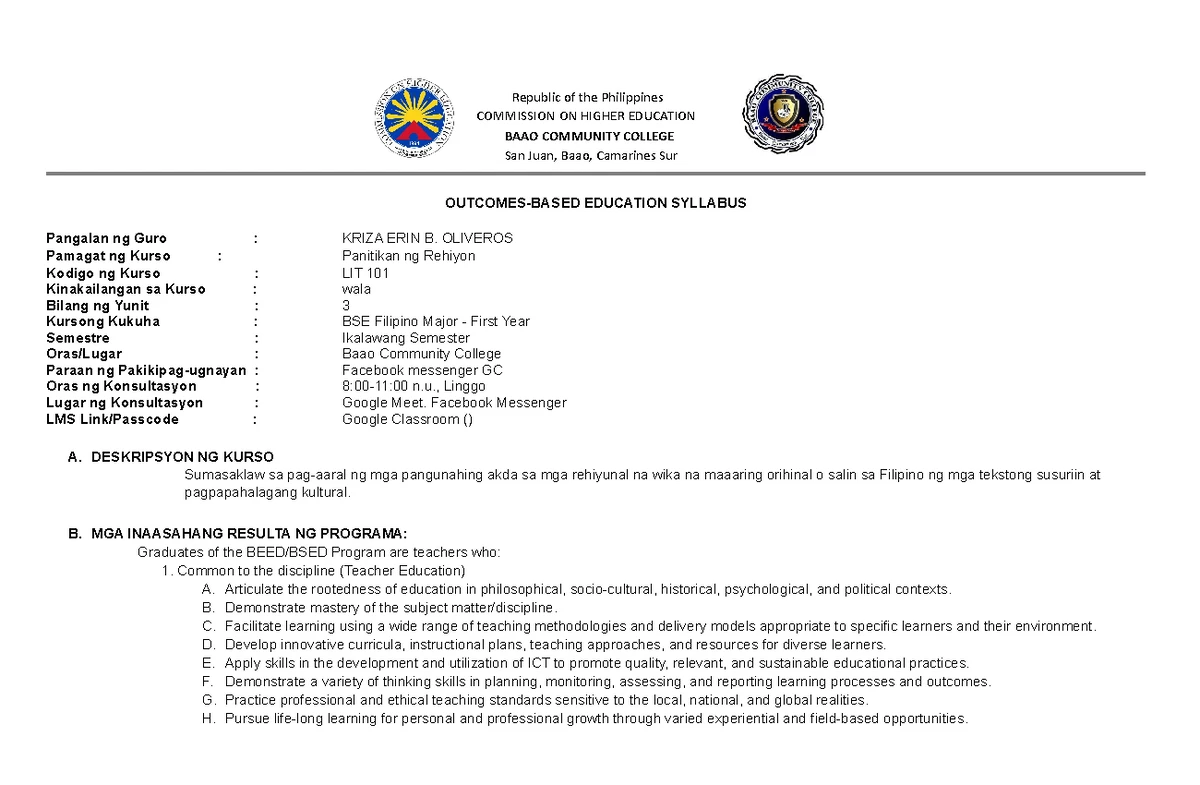 Ucsp melcs curriculum guide for enhanced learning experience studocu