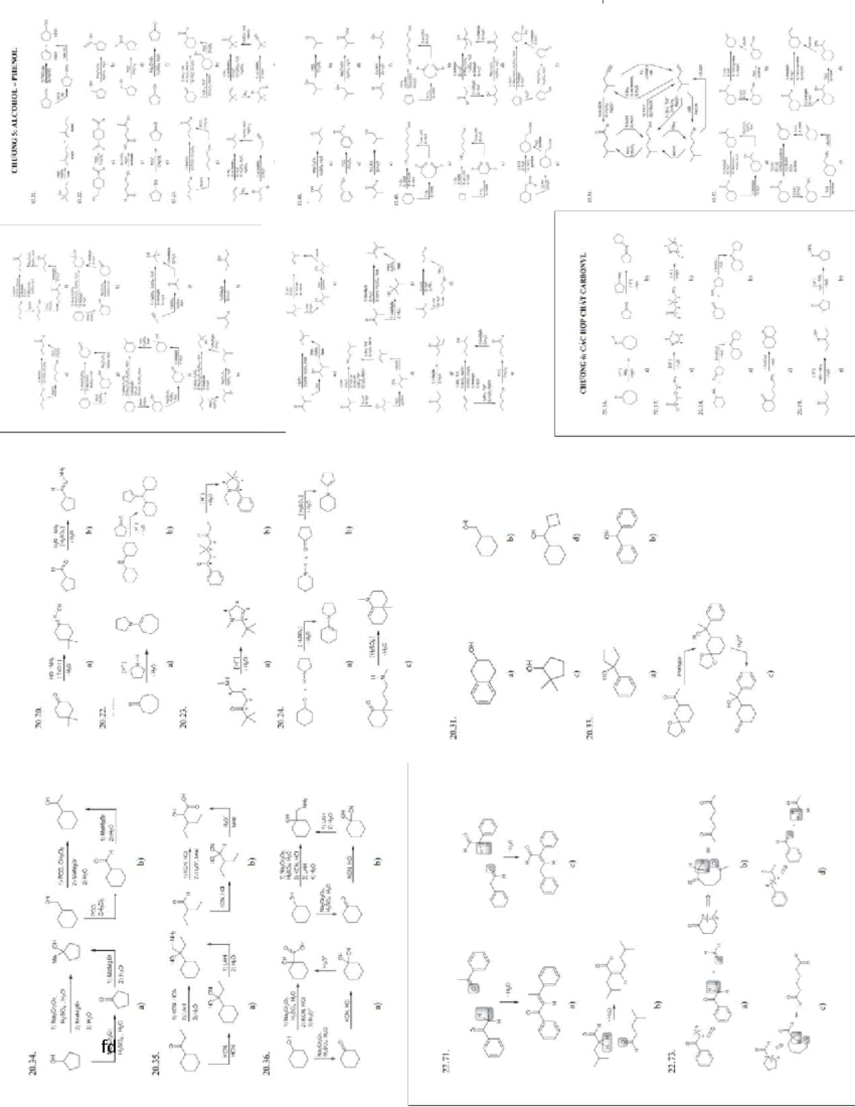 C456: Chapter 5 & 6 - Alcohol, Phenol & Carbonyl Compounds - Studocu