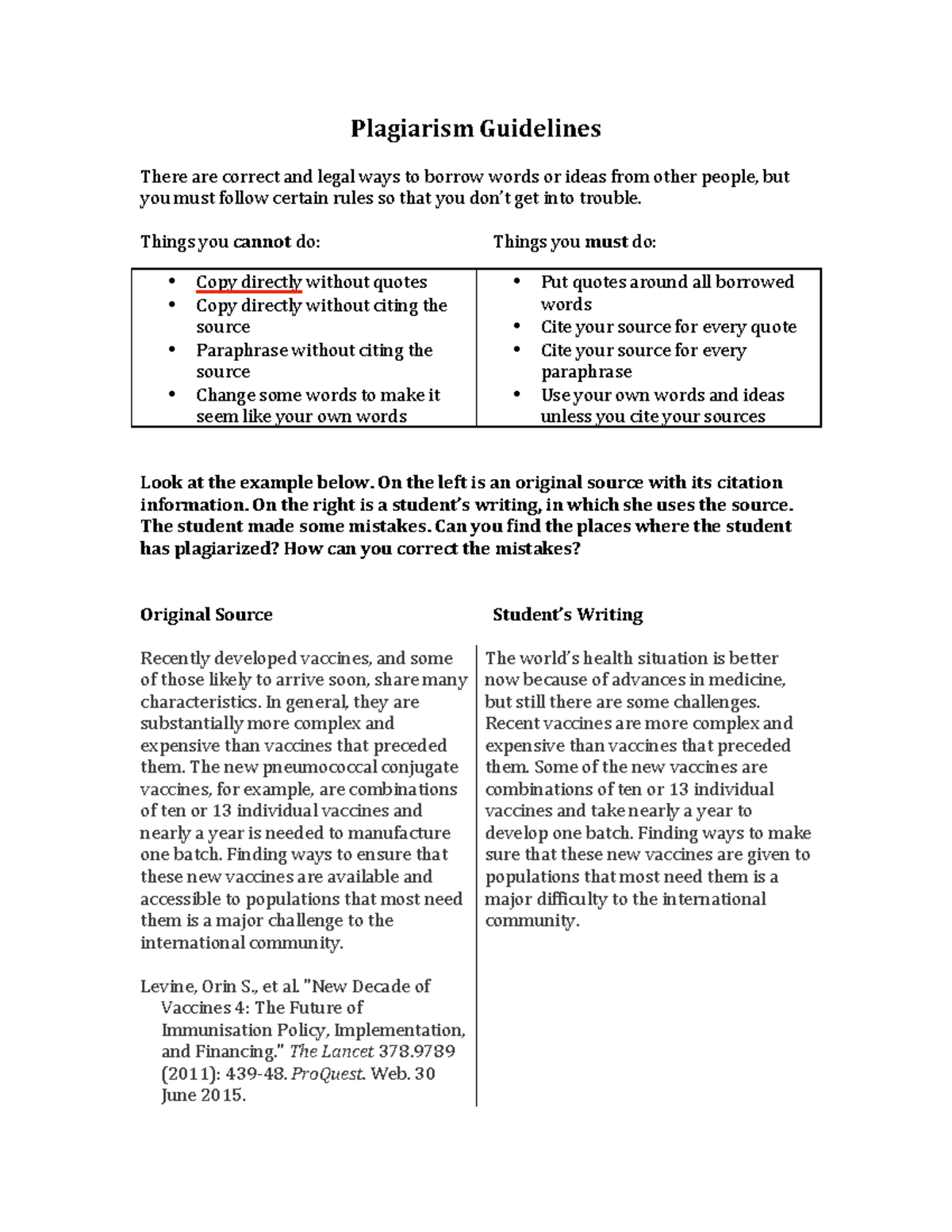 Plagiarism Guidelines: Essential Rules for Academic Integrity - Studocu