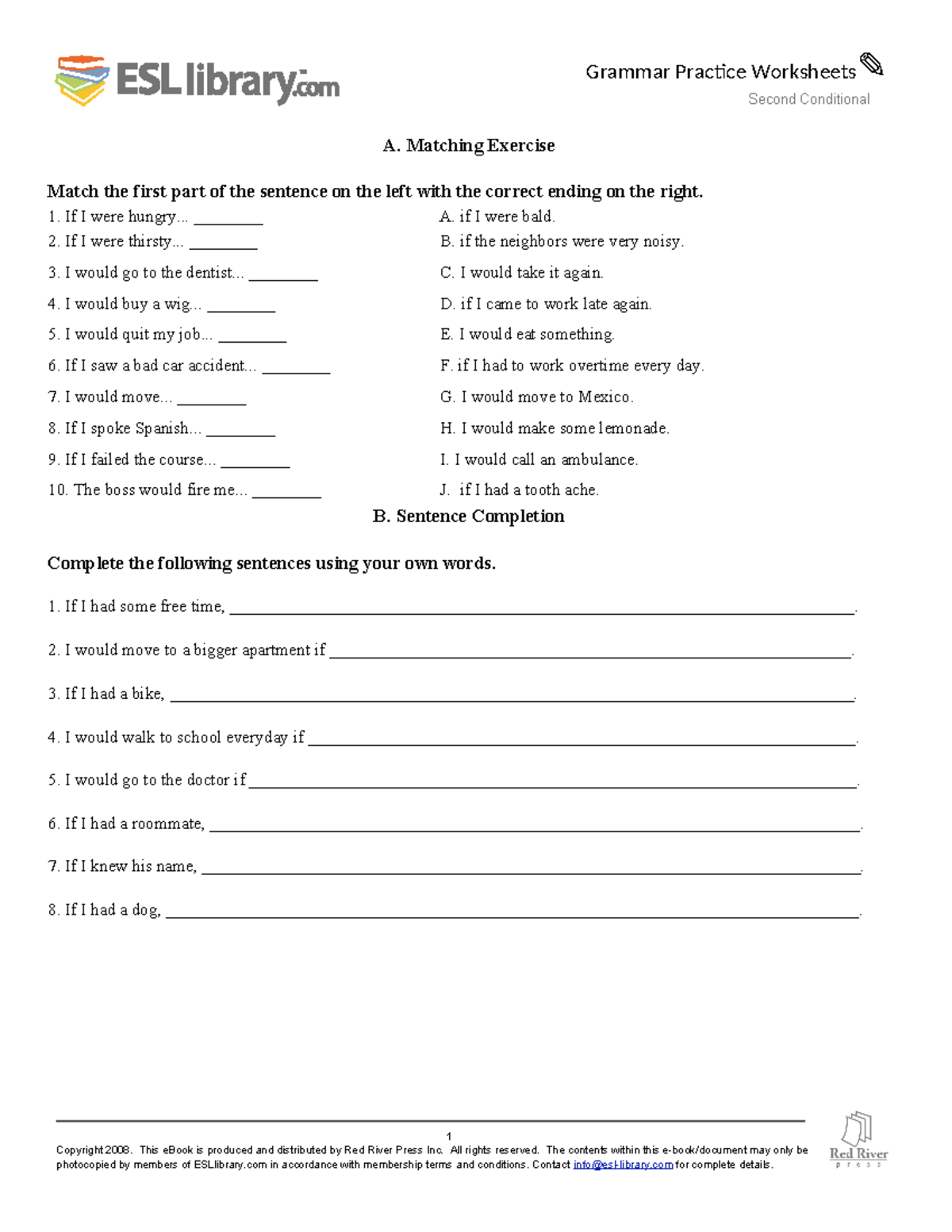 ESL 101 - Homework 3: Second Conditional Grammar Practice - Studocu