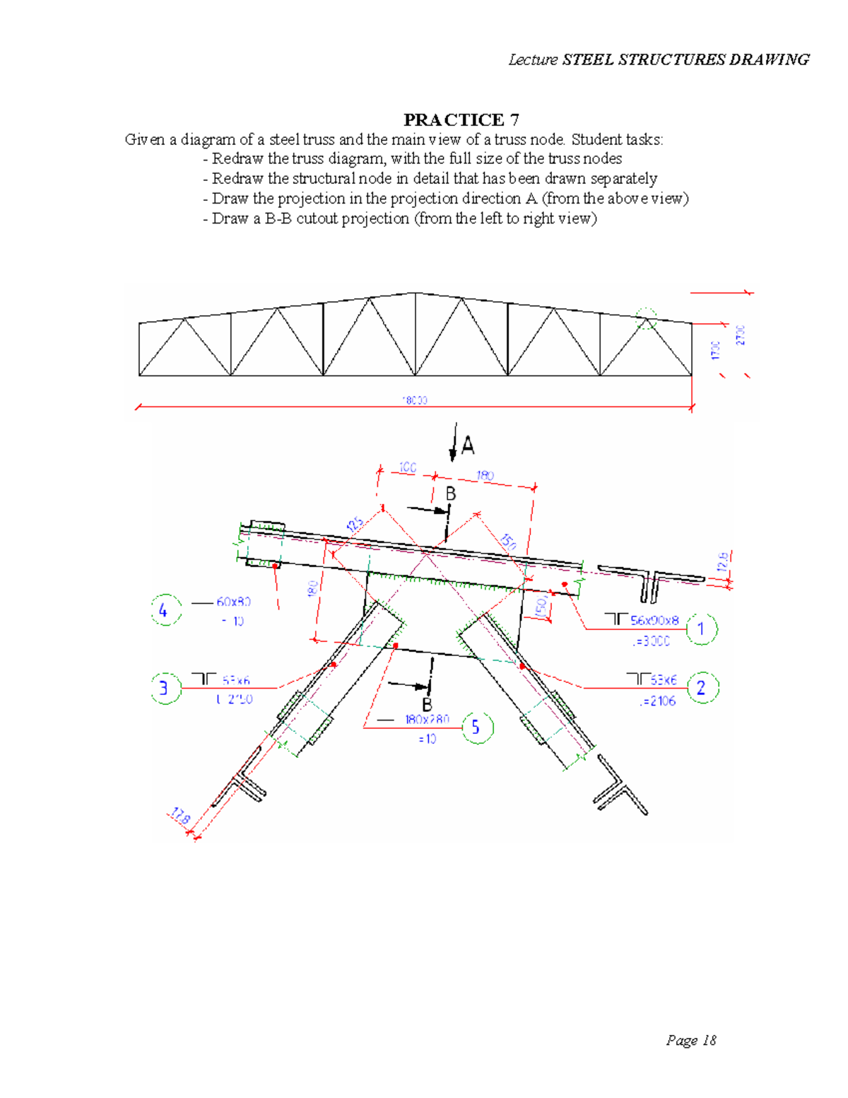 7. Practice 7 Steel structure drawing (Only Requirements) - TT Vẽ kỹ ...