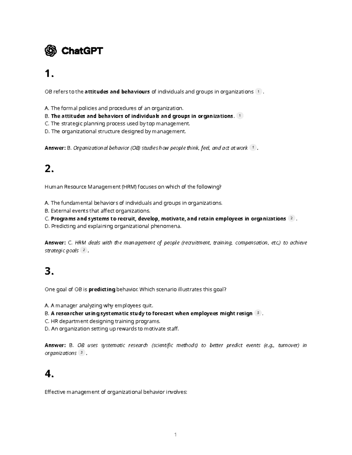 OB and HRM: Understanding Organizational Behavior and Management ...