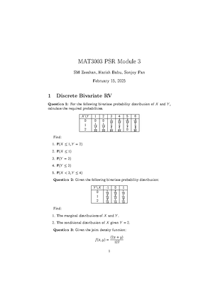 Module-3 Linear Transformation Practice Questions (MATH202) - Studocu