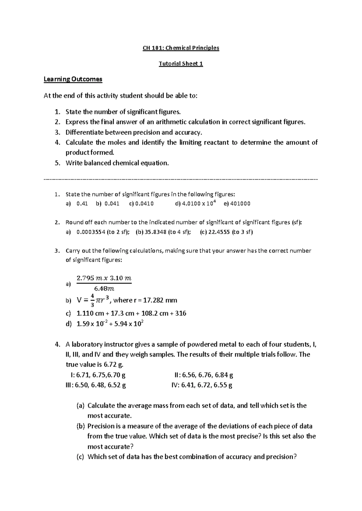 BI102 Tutorial 1: Key Questions on Plant Cell Biology - Studocu