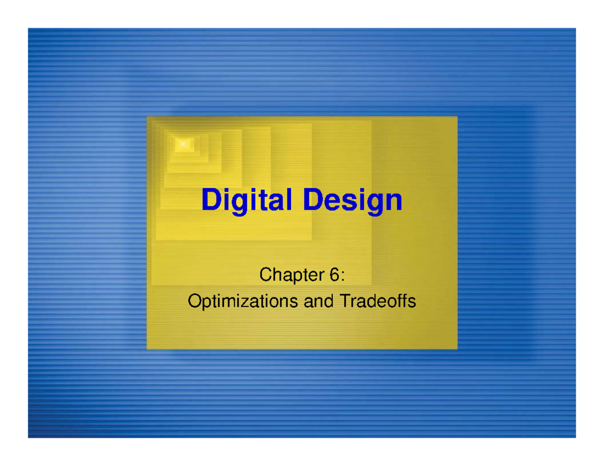 Dd vahid ch6 - fsafafascasc - 1 Digital Design Copyright © 2006 Digital ...
