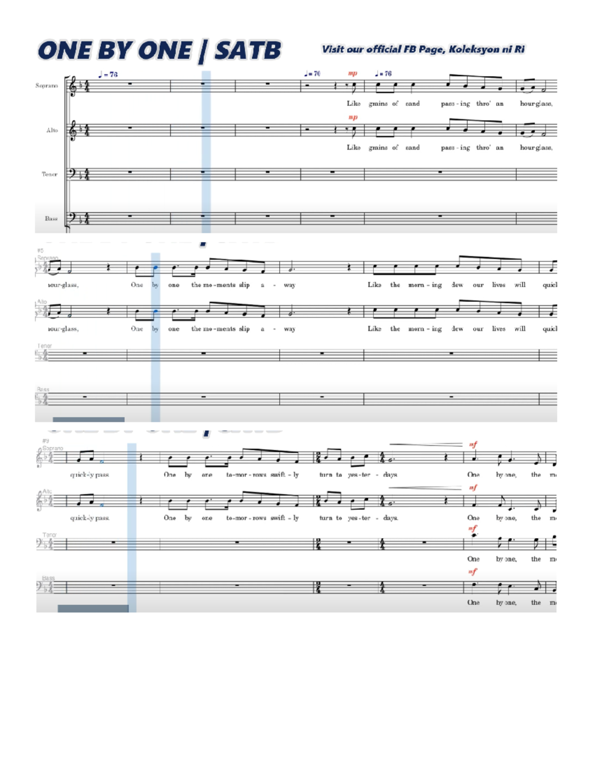 SATB Performance of 