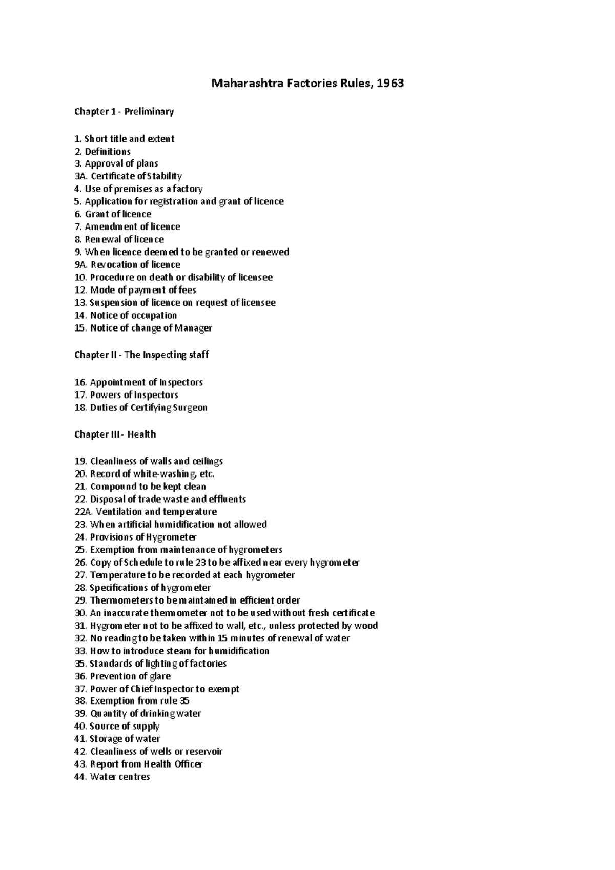 Maharashtra Factories Rules 1963: Complete Overview & Key Provisions ...