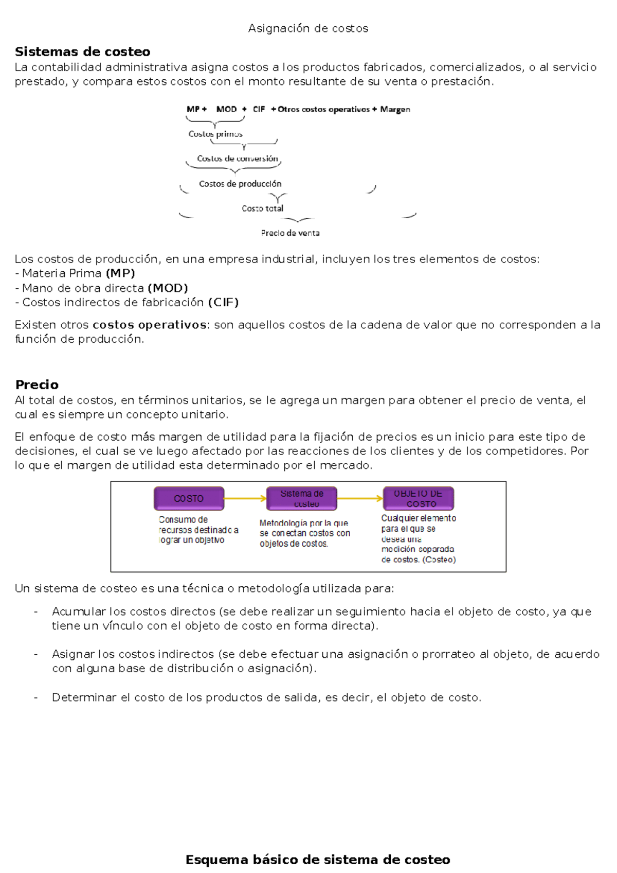Sistemas de Costeo en Contabilidad de Costos M2 - Studocu