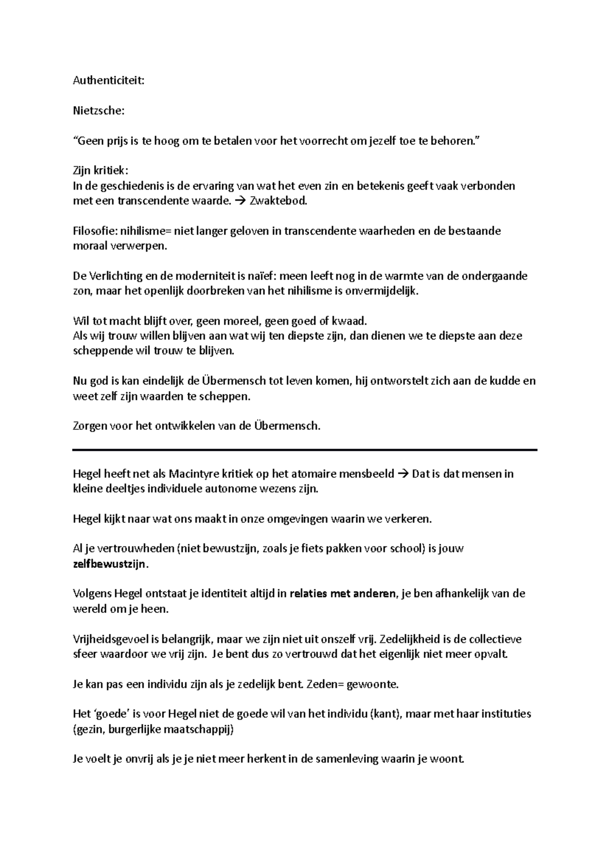 Authenticiteit en Zedelijkheid: Een Filosofische Verkenning - Studeersnel
