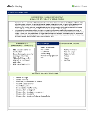 Stan Checketts v Sim Clinical Packet - Wolters Kluwer vSim for Nursing ...