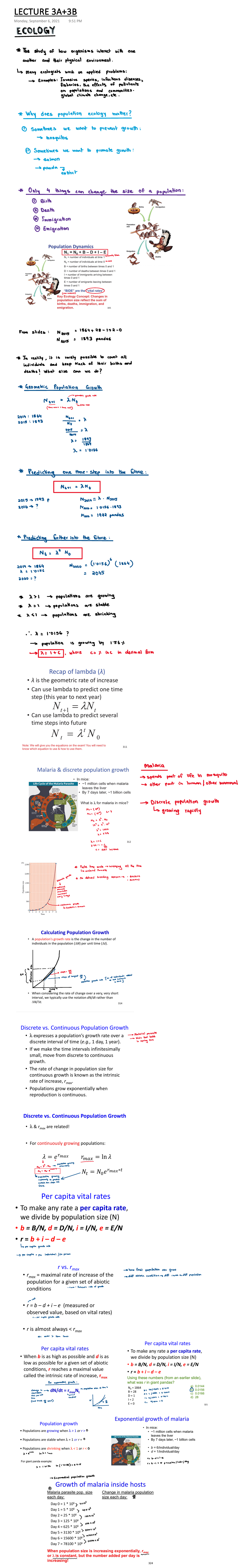 Lecture Notes for 3A & 3B - Sept 6, 2021 - Studocu