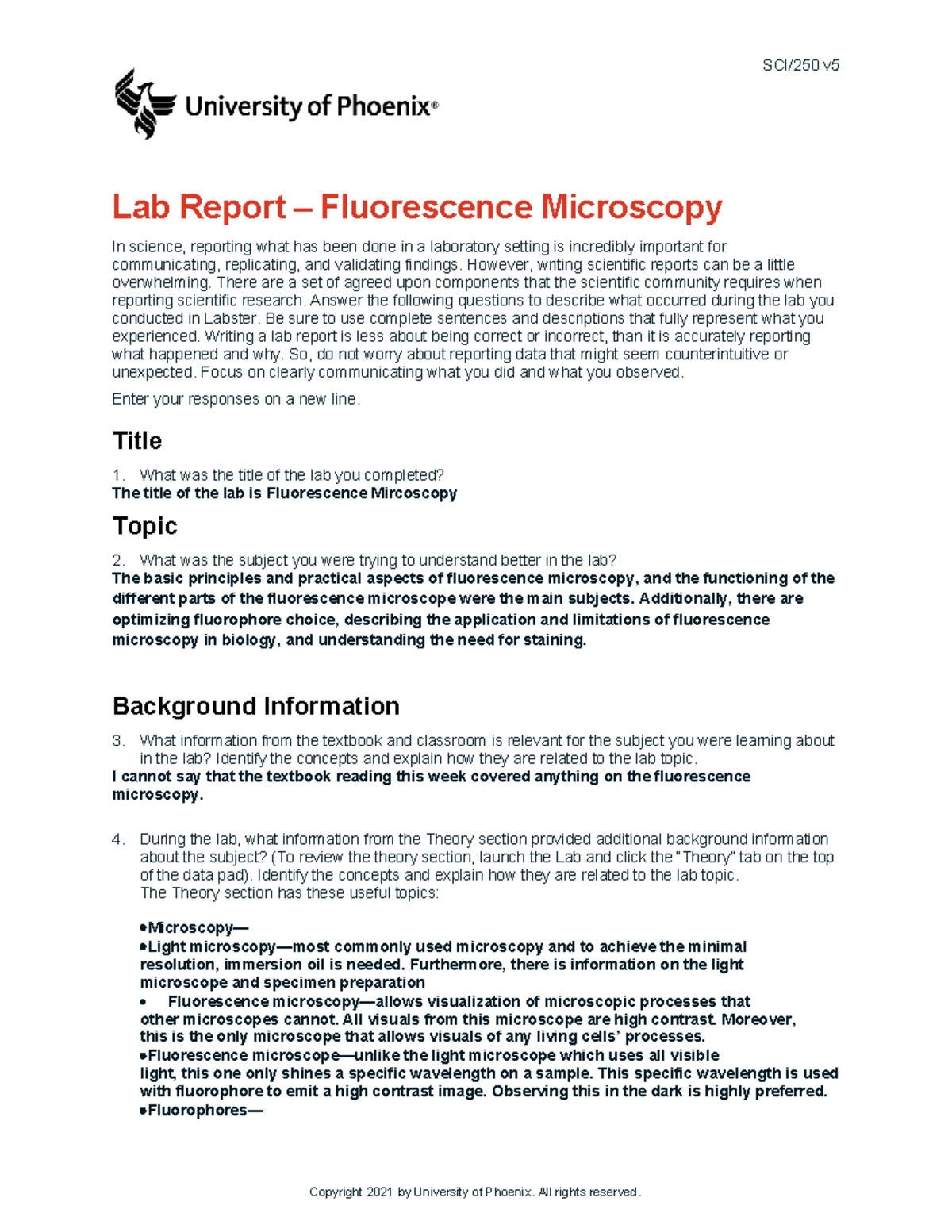 Bio290 Lab Report: Sensory Transduction and Pain Management - Studocu