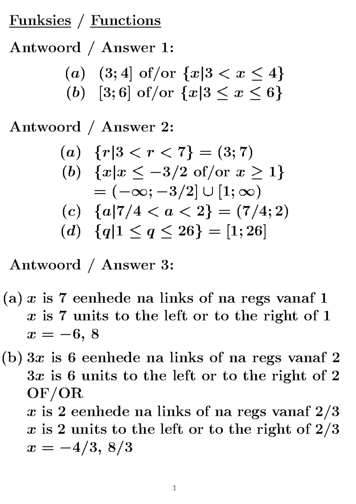Mths111 SU1 Homework Answers: Functions and Their Properties - Studocu