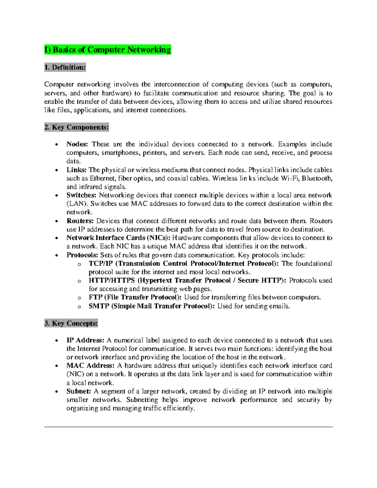 Unit-I: Comprehensive Network Security Notes and Concepts - Studocu