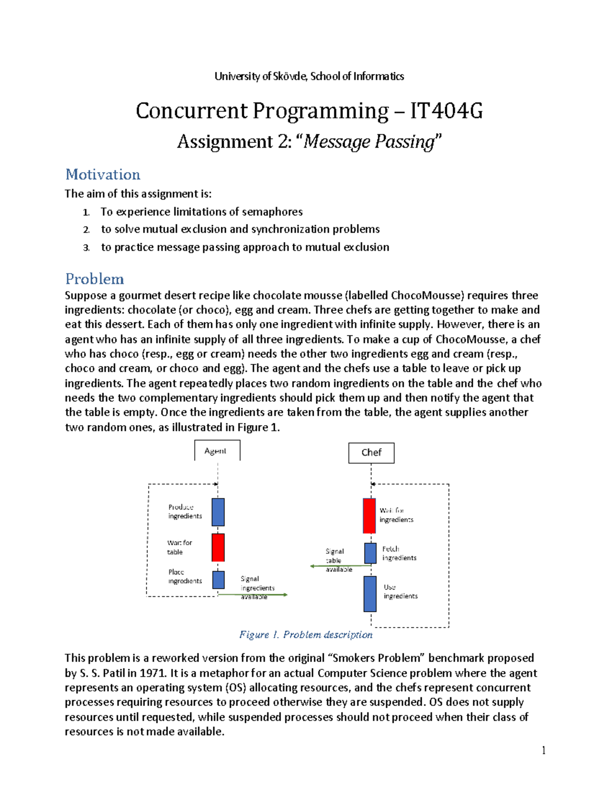 IT404G Assignment 2: Concurrent Programming & Message Passing Solutions ...