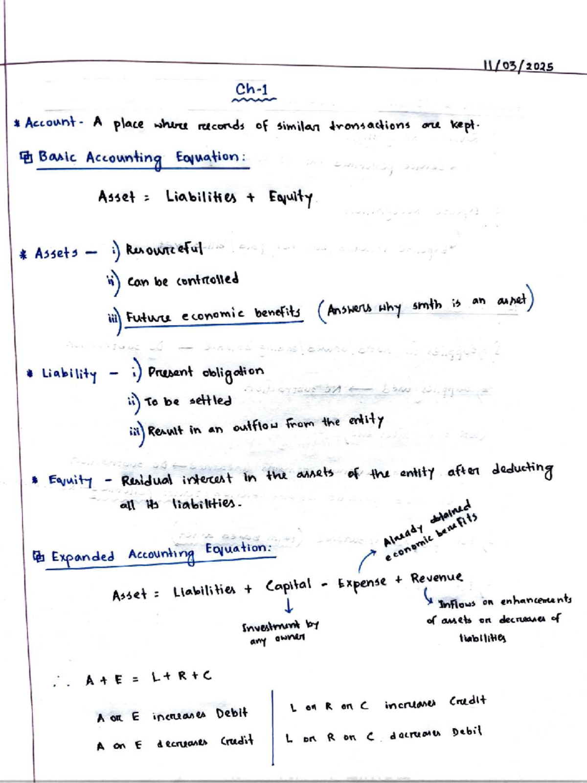 Int Acc Midterm Exam Notes (Excl. Ch 10) - Studocu