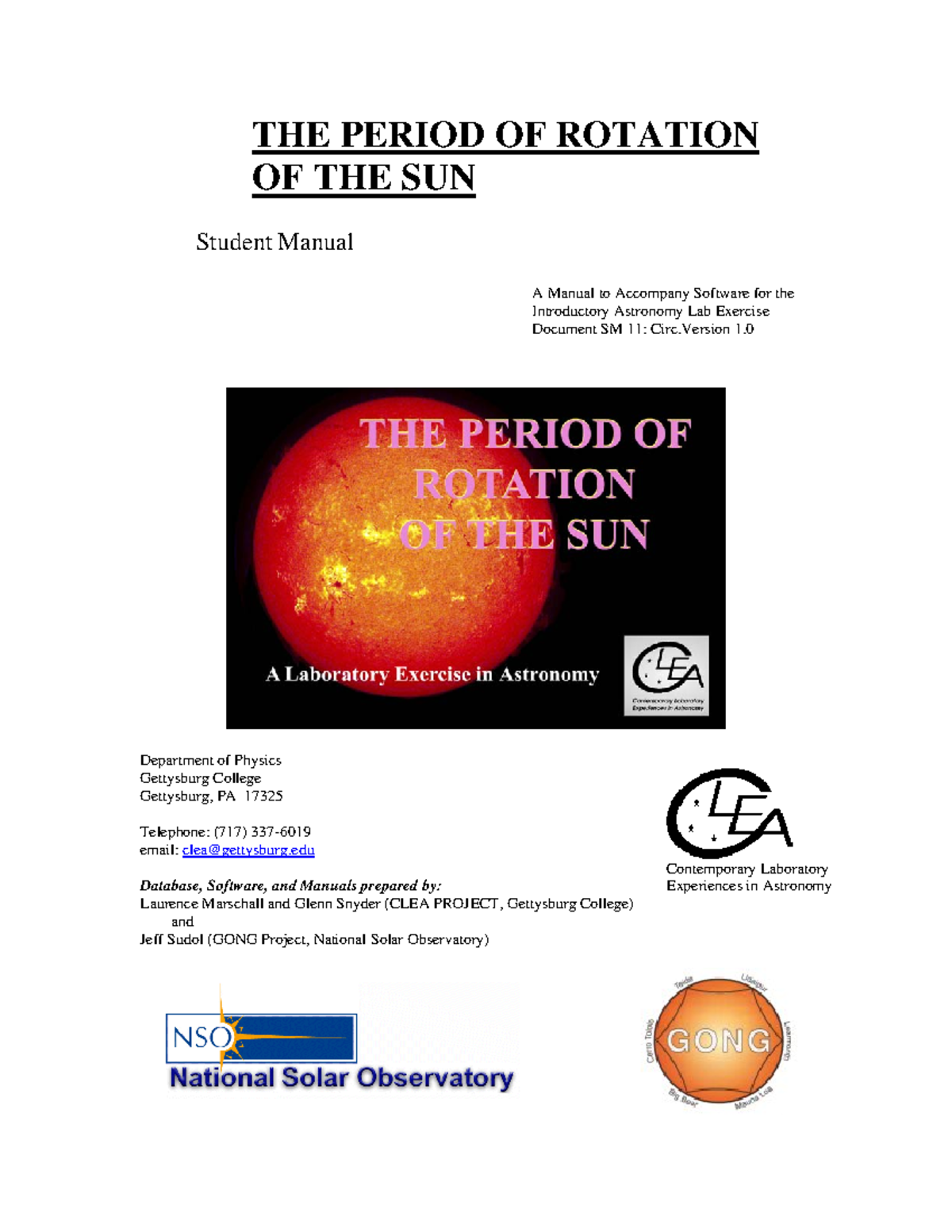 Sun Rotation Period.pdf (Wk4) - THE PERIOD OF ROTATION OF THE SUN ...