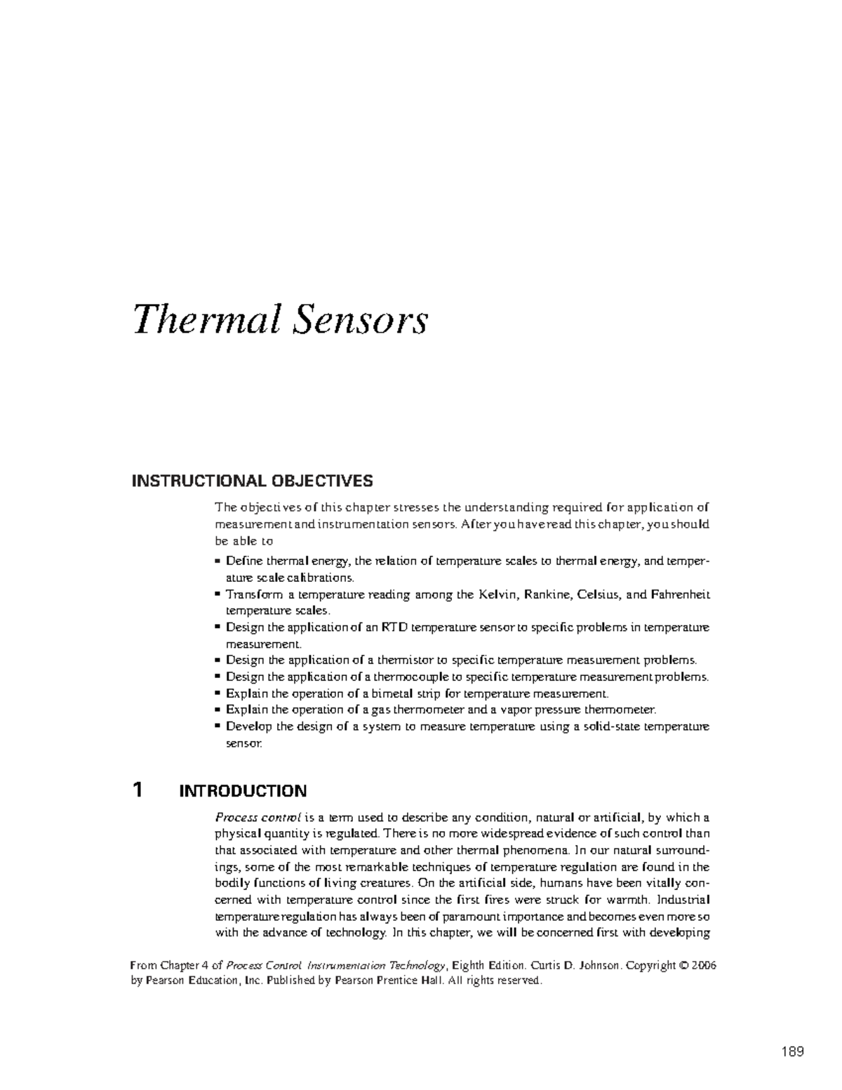 Ch 4 Notes: Thermal Sensors in Measurement & Instrumentation - Studocu