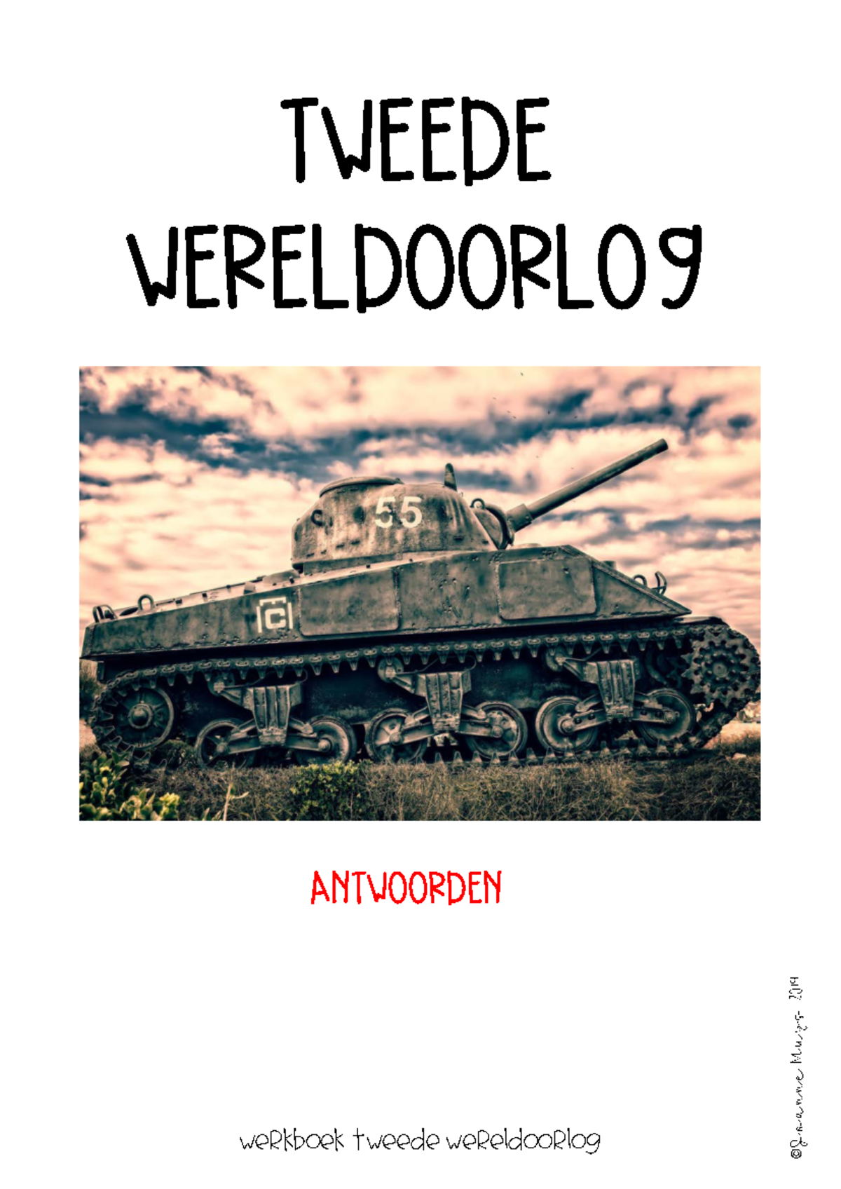 Werkboek WO2 Antwoorden en Opdrachten over de Tweede Wereldoorlog ...