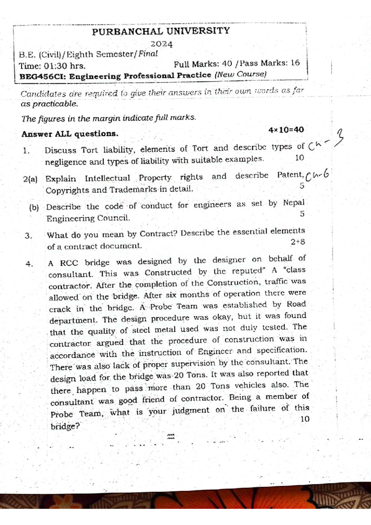 EPP BEG456CI: Engineering Professional Practice Notes for 2024 Exam ...