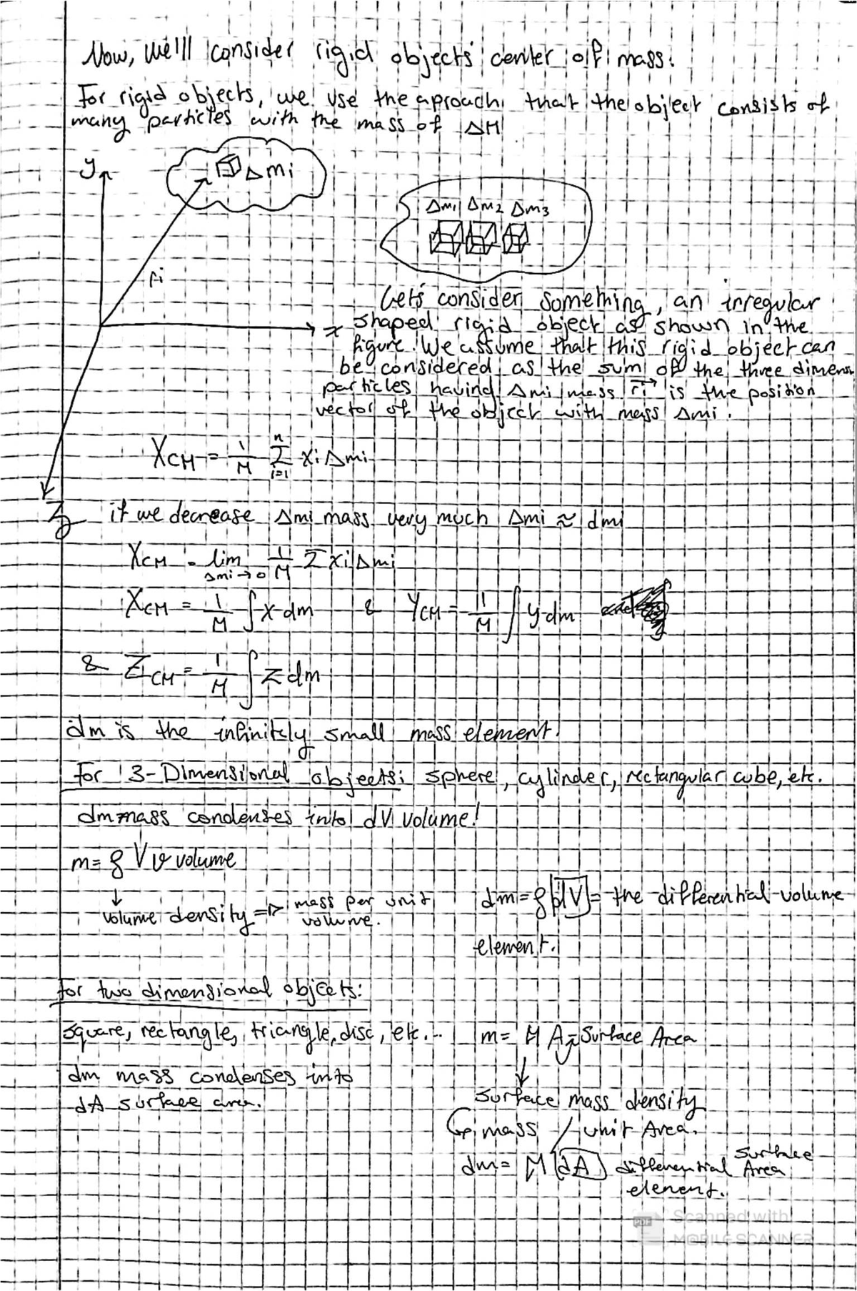 Rigid Objects and Center of Mass: Concepts and Calculations - Studocu