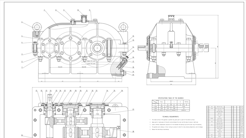 Design Project: Gearbox Specifications for Chain Conveyor (ME 242 ...